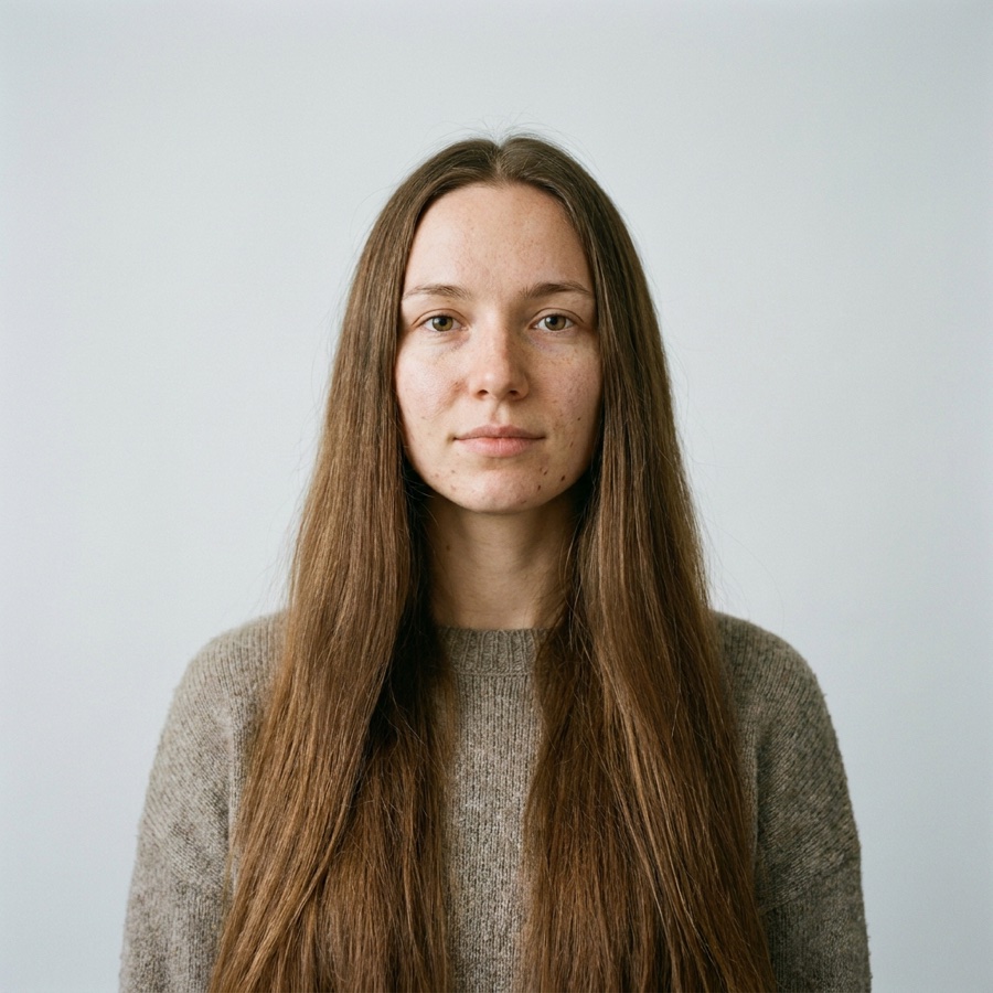 Cheveux longs naturels