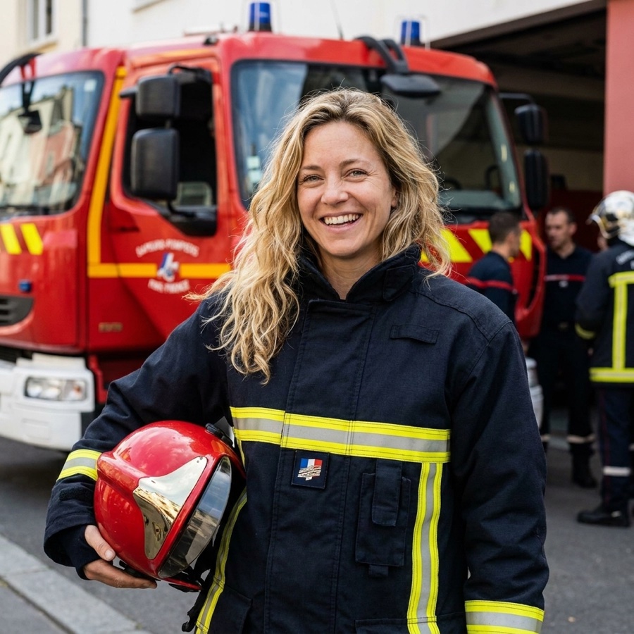 Après transformation pompier