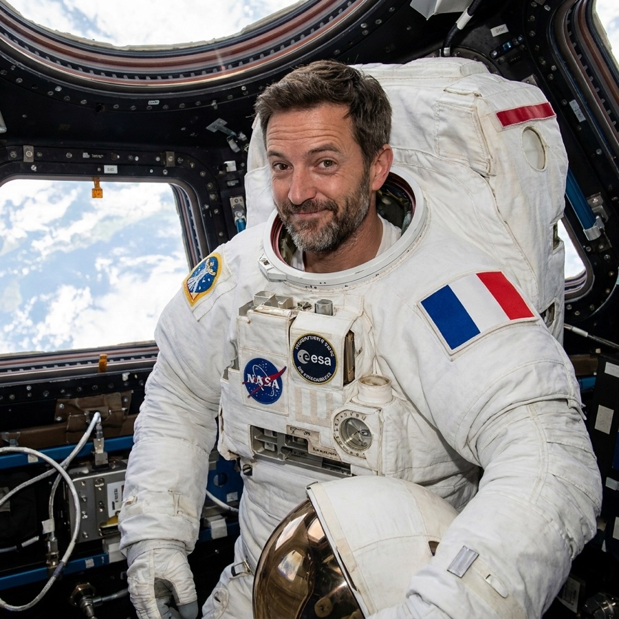 Après transformation spationaute